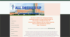 Desktop Screenshot of alldressedupcostumes.com
